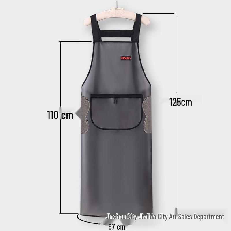 Unisex TPU Waterproof & Oil-Proof Transparent Apron for Cooking & Catering with Custom Logo