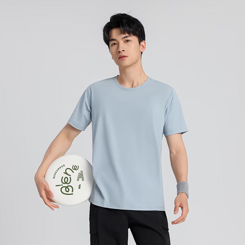 Fengxun Unisex Quick-Dry Breathable Athletic T-Shirt 2XL