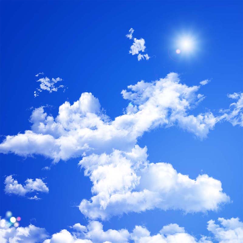 Blue Sky White Clouds Sunshine Ceiling Zenith Mural 3d Photo Wallpaper For Living Room Ceiling Decoration Mural Wallpaper