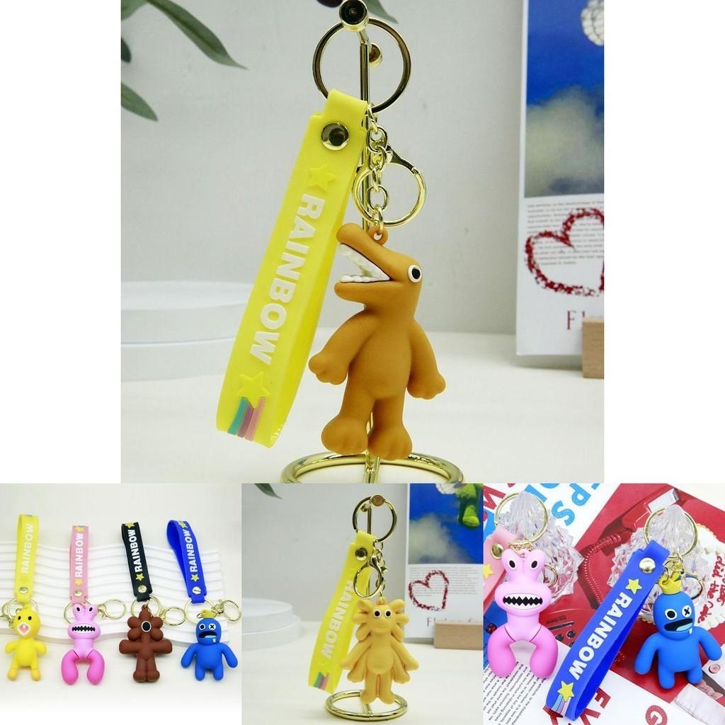 Portachiavi Ciondolo Roblox Rainbow Friends in PVC Regali per Bambini Ornamento di Natale