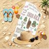Alpha Kappa Alpha Print Beach Towel, Versatile Lightweight Absorbent Beach Towel for Pool Surf Yoga Bathroom, Perfect Birthday Holiday Gift