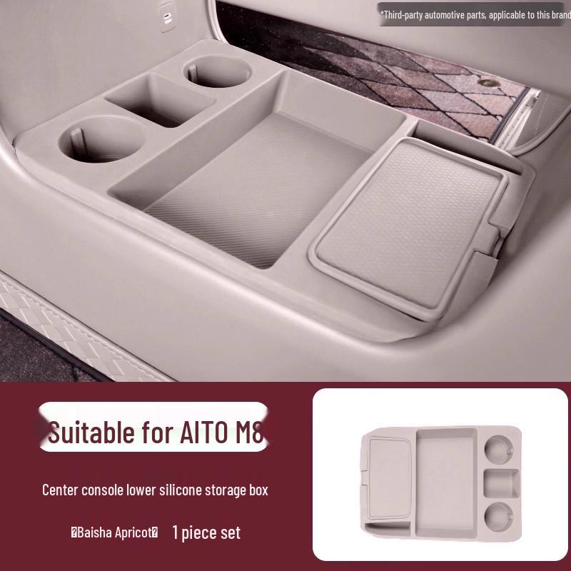 AITO M8 Center Console Silicone Storage Organizer