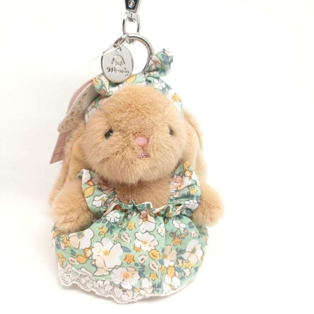 Cartoon Rabbit Plush Pendant Kawaii Rabbit Keychain Creative Doll Keychain Bag Charm