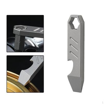 Μίνι κρεμαστό πολλαπλών εργαλείων ανοιχτήρι μπουκαλιών για υπαίθριο πικνίκ ταξιδιού με μπρελόκ