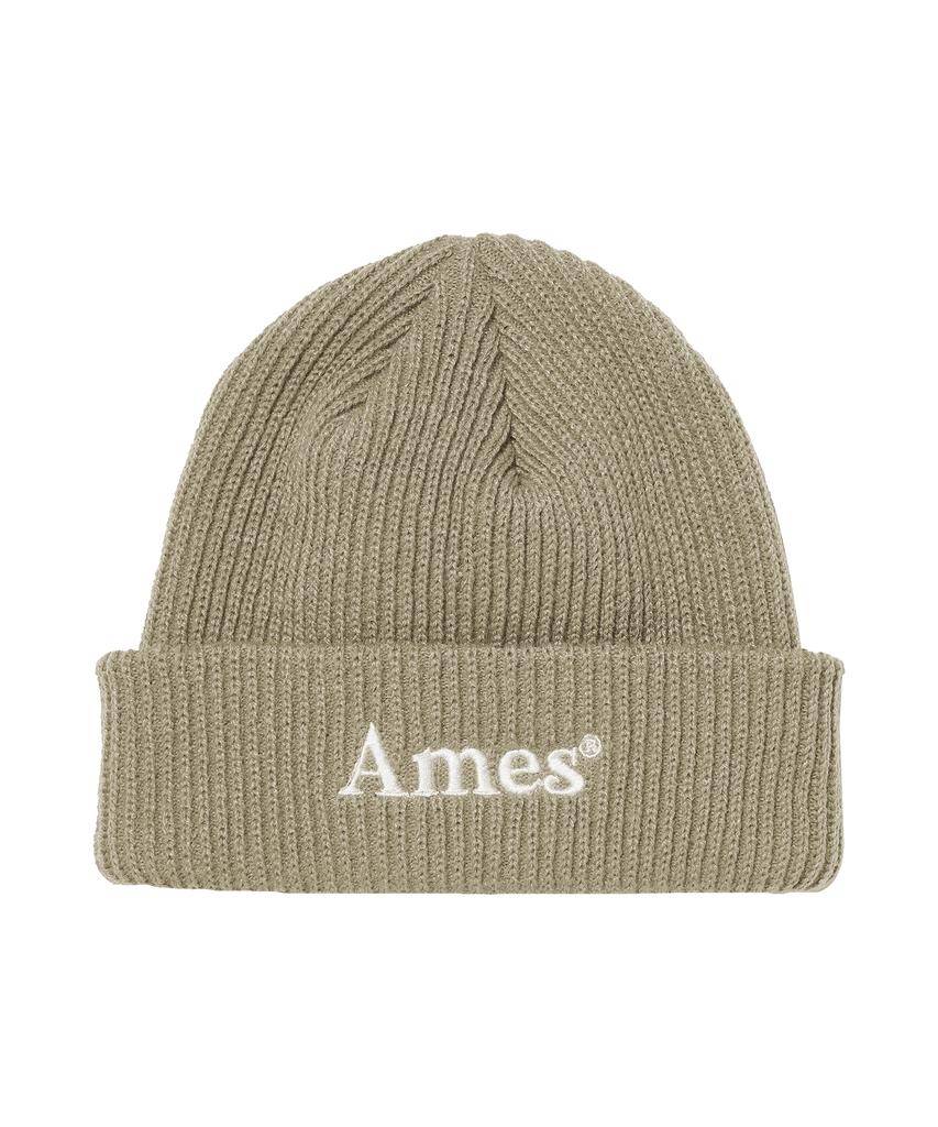 AMES-WORLDWIDE Basic Logo Beanie Beige