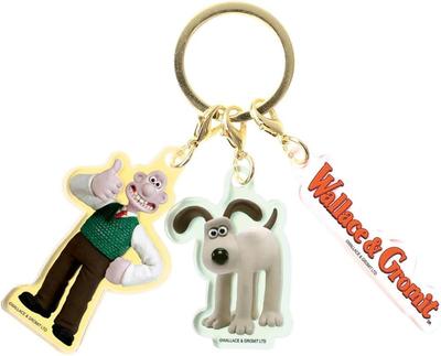 Tees Factory Wallace and Gromit 3 Charm Keychain Standard H59 X W38 X D Within 3mm WG-5546275SD