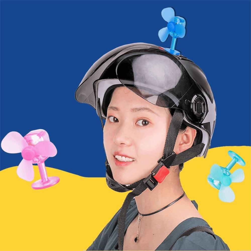 Warning Effect Motorcycle Helmet Accessories Mini Windmill LED Light  Electric Vehicle