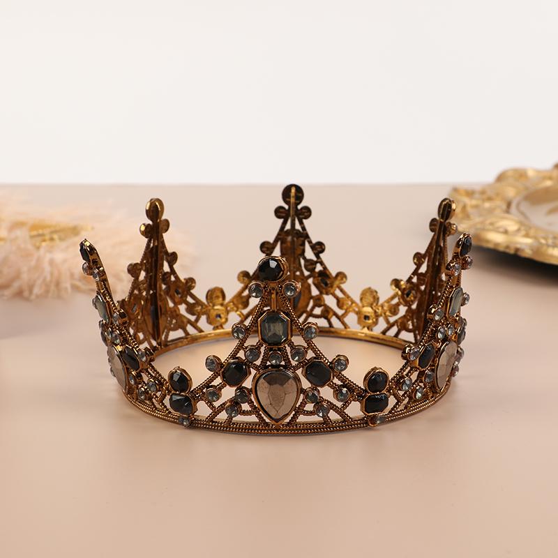 1Pc Metal Crown Cake Topper Gold Color Cake Decorative Topper Wedding Princess Birthday Baby Cake Dessert Decoration Flags