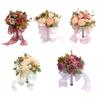 Wedding Bouquets Bridal Holding Wedding Bouquet for Photo Prop Party Holiday