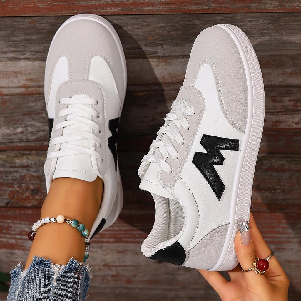 Fashion Women Designer Sneakers Round Head Deep Mouth Light Sneakers Versatile Breathable Cross Lace Casual Sneakers Zapatos De Mujer