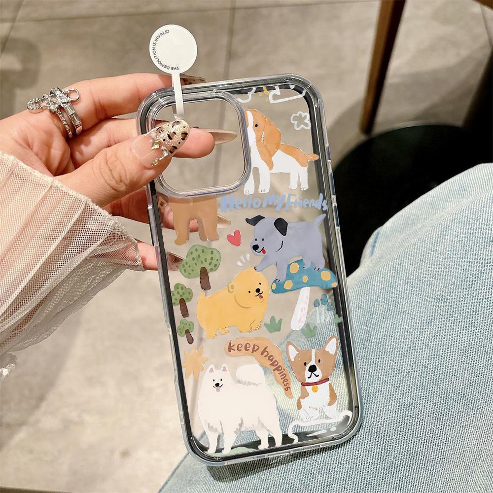 Painted Phone Case for iPhone 17 11 12 13 14 15 16 iPhone 17 12 13 14 15 16 Pro 17 12 13 14 15 16 Pro Max  High Quality Painted Animal Cute Phone Case