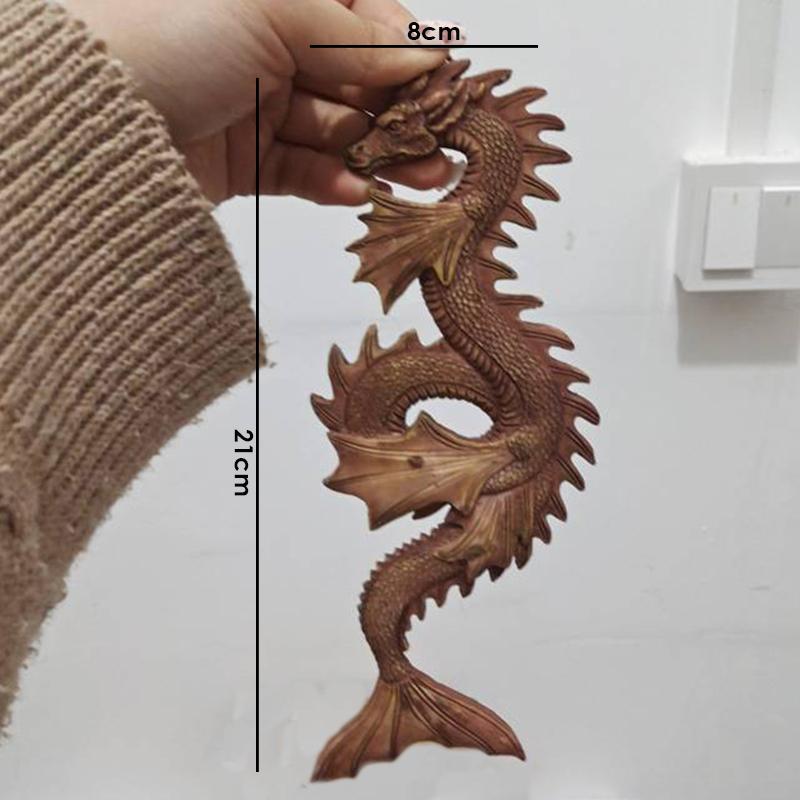 Dragon Art Sculpture Home Statue Desktop Ornament Resin Decoration