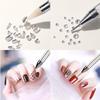 Strass-Picker Punktierstift, Doppelseitiger Strass-Edelsteine Kristalle Nieten Picker Wachsstift Maniküre Nagelkunst DIY Dekorationswerkzeug