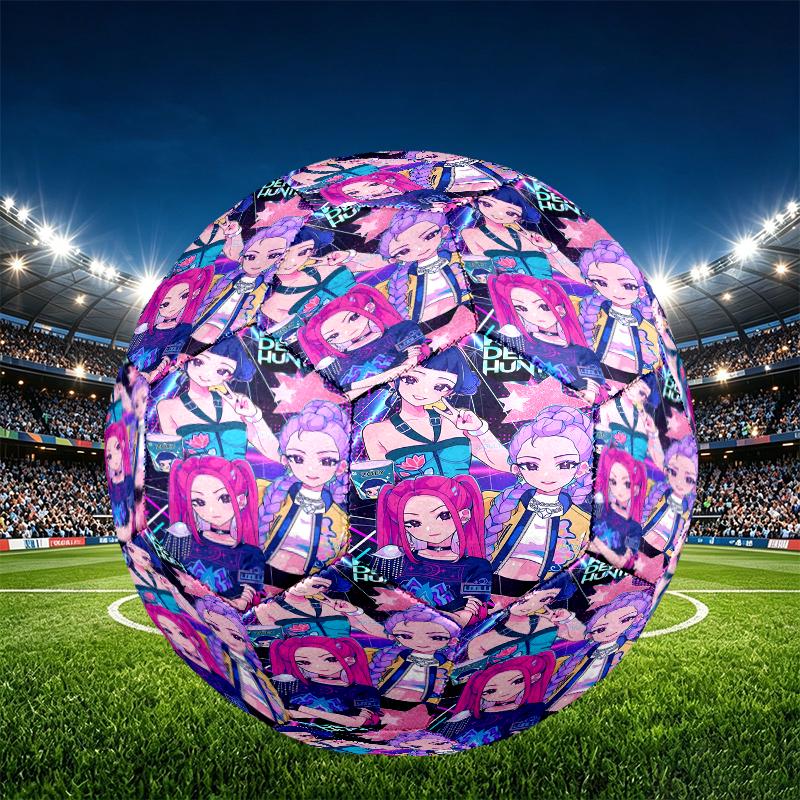 Singer Print Size 5 Soccer Ball, PU Wear Resistant Football for Match Training and Daily Practice, Birthday Gift for Soccer Fans