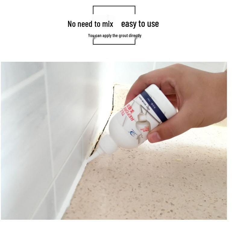 Water-based Tile Sealant: Mildew-Proof, Waterproof Filler for Floors and Walls