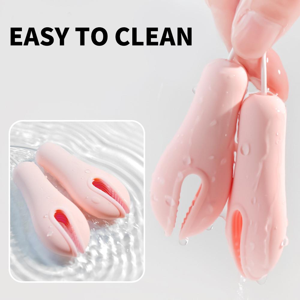 10 Modes Electric Nipple Clamp Breast Massage Vibrator Enhancer Bondage Adult Stimulator Sex Toys For Women Couples Female 18+