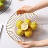 Nordic Creative Fruit Basket Ironwork Home Fruit Plate Snack Storage Basket Living Room Desktop Storage