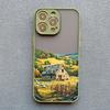 Rural Farm Scenery Pattern Phone Case For iPhone 17 16 15 14 Pro Max Plus 13 12 11 Pro Max Mini Cute Shockproof Back Cover Funda