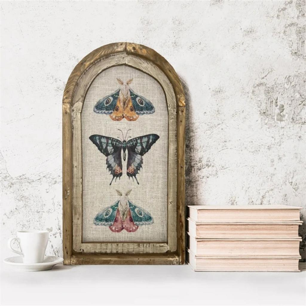 Rustic Wooden Vintage Wall Decor | Farmhouse Art Decorations for Living Room, Home Office, and Nursery(12x8 inch, 3D with Frame)