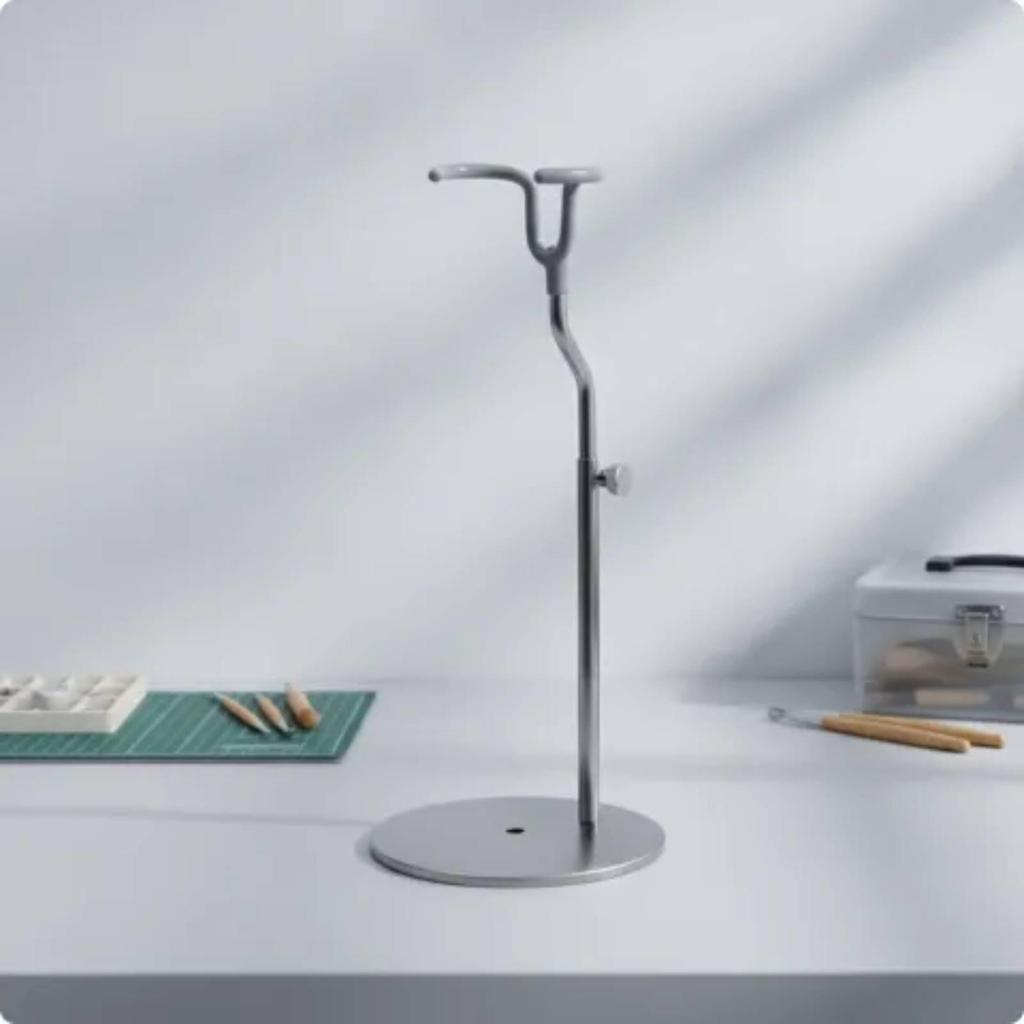 Stainless Steel BJD Doll Stand Easy to Install for Shelves