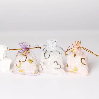 50 pz Cuore di Amore Sacchetti di Organza Regalo di Nozze Sacchetti di Natale Tulle Favore Sacco Gioielli Popolare Con Coulisse 7X9 9X12 11X16 13X18 cm