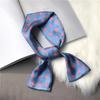 Print Flower Small Scarf For Women Handle Bag Ribbons  Fashion Head Scarf Small Long Skinny Scarves  Headbands