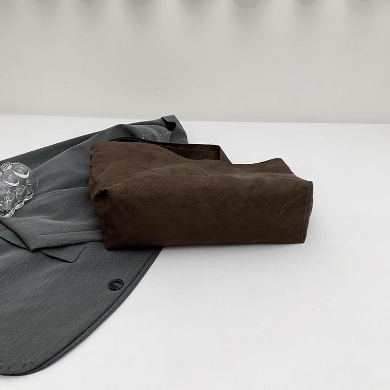 Yogodlns Матовая винтажная женская сумка Большая вместительная сумка через плечо — фото 16