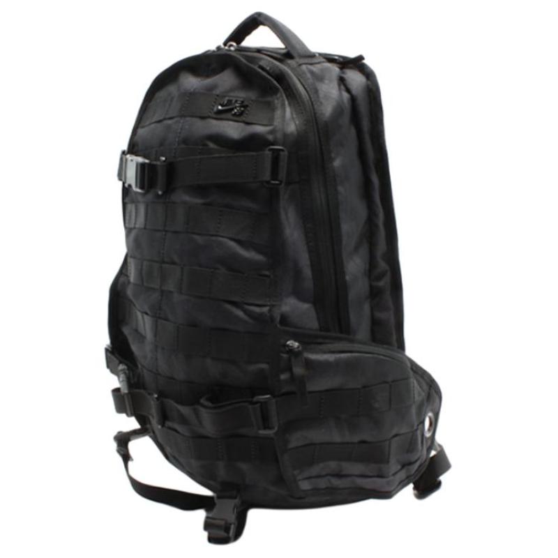 Nike Polyester Backpack Regular Unisex Pure Black Casual BA4592-007