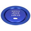2pcs Engine Start Stop Button Trim Cover Aluminum Alloy Decoration for Car Interior