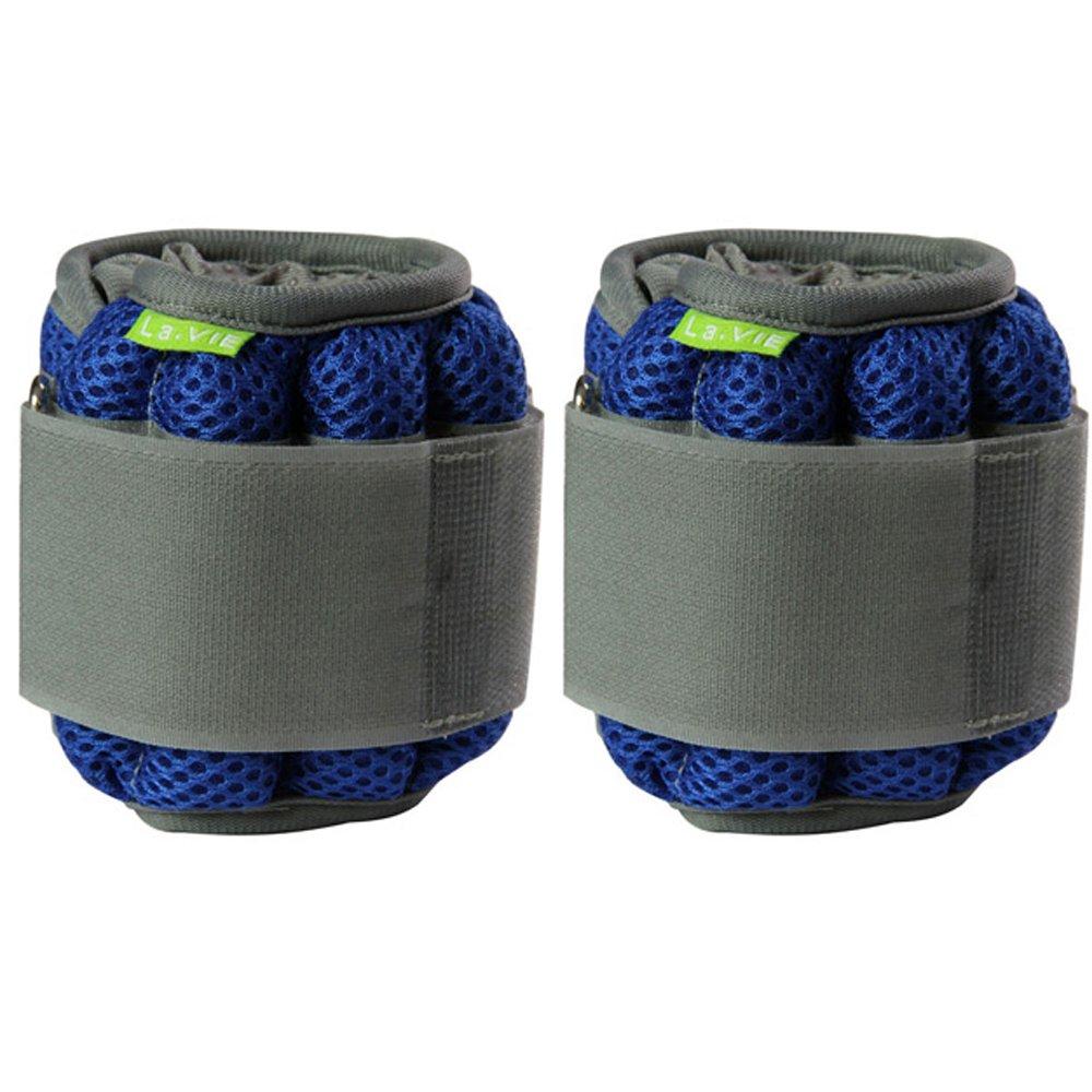 

La-VIE Wrist and Ankle Weights, 1.0kg (2-Pack), for Hands and Feet [Genuine Manufacturer Product]