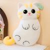 Cute Siamese Cat Plush Pillow With Pp Cotton Filled Soft Toy For Kid And Teens
