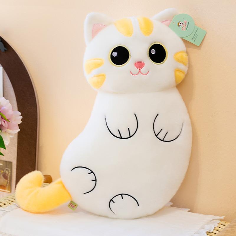 Cute Siamese Cat Plush Pillow With Pp Cotton Filled Soft Toy For Kid And Teens