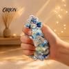Soft Tree Squeeze Toys Christmas Stress Relief Toy, Slow Rebound Xmas Handheld Decompression Tools Clear Sensory Fidget Toy with Glitter for