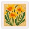 Frame Punch Needle Embroidery Starter Kits Fresh Flower Square Embroidered Kit Cross Stitch Art and Crafts Supplies Adults