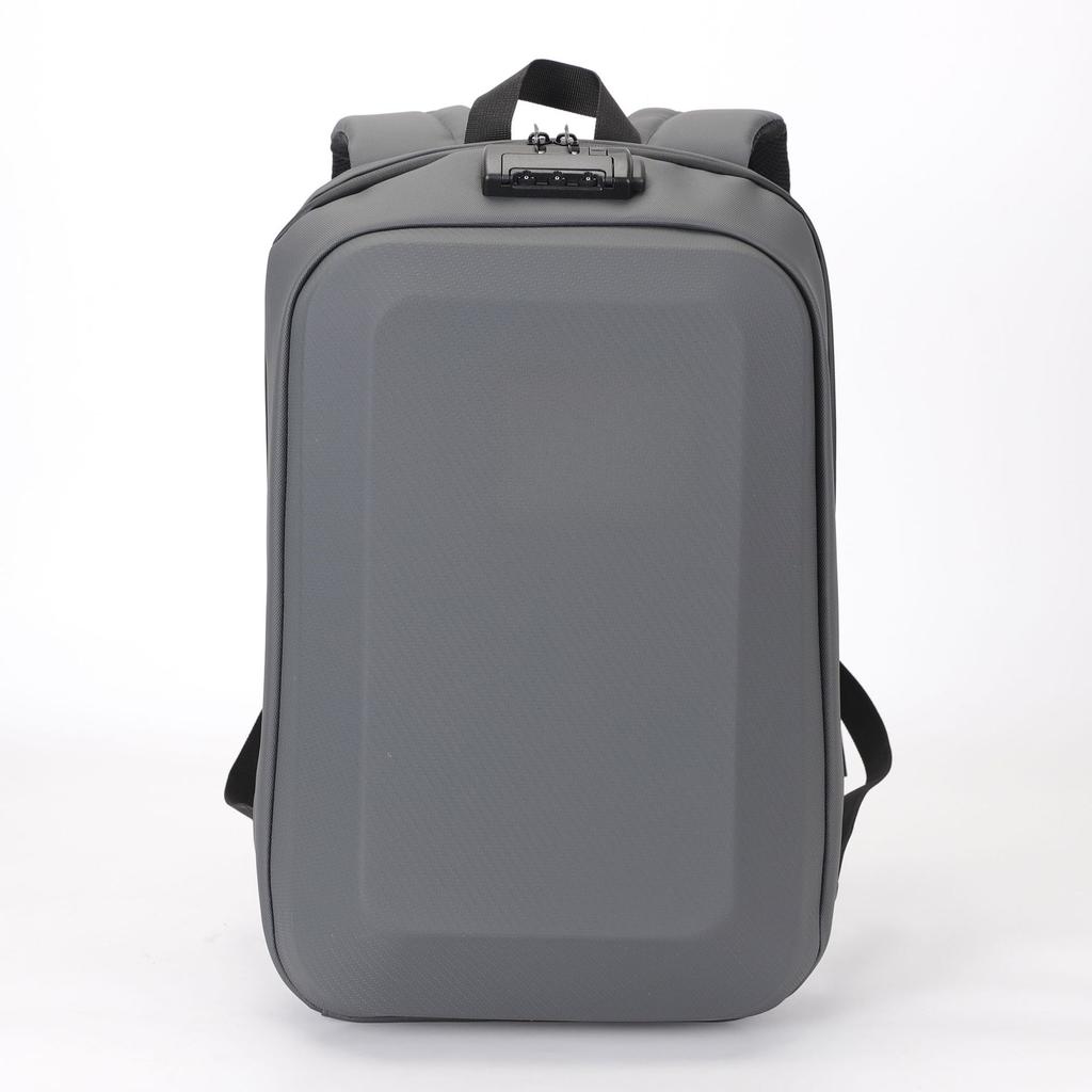 Hard-shell Business Laptop Backpack, Men's Commuting Multi-functional Water-resistant Lightweight Backpack