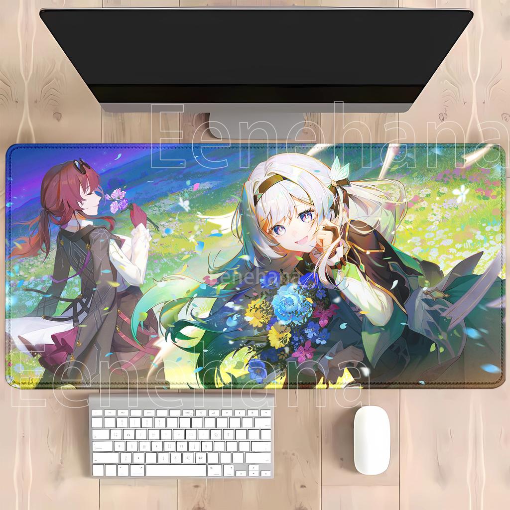 Gaming Hsr Firefly Honkai Star Rail Mouse Pad Kawaii Anime Sexy Girl Desk Mat Xxl Keyboard Large Hd Printing 400x900mm Mousepad