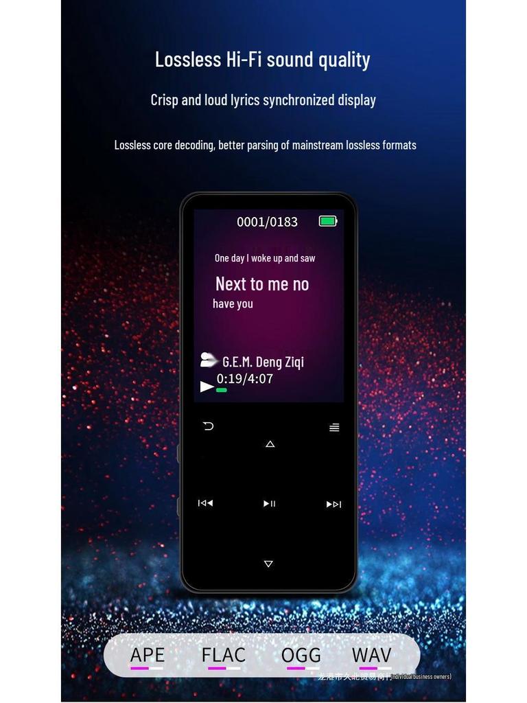 2025 Bluetooth MP3/MP4 Student Touch Music Player