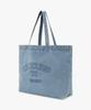 Studio Tomboy Denim Embossed Print Shoulder Bag_Indigo_9176470988