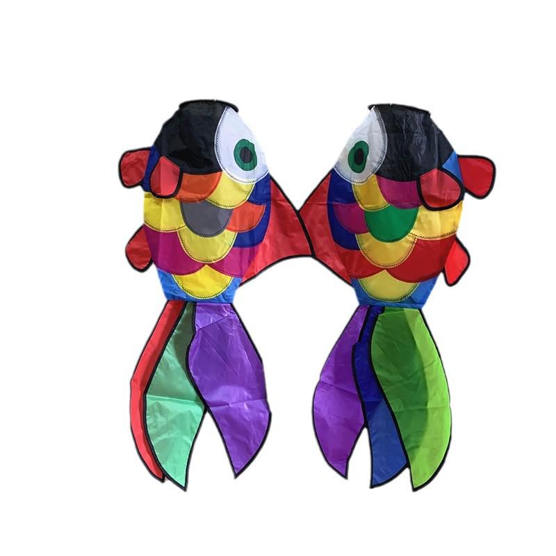 Boutique Stachelrochen Drachen Anhänger mit Schwanz Windsack Spinner