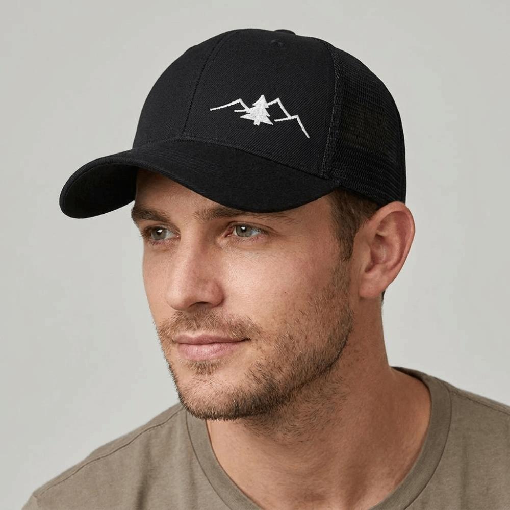Atmungsaktive schnelltrocknende Baseballkappe Verstellbare Snapback-Mütze Kreative Trucker-Mütze Angeln