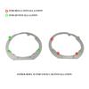 Ronan Headlight Mounting Frame Adapter For Hella 3R G5 Koitos Mondeo Pajero Retrofit Bi-xenon Biled Projector Lens Car Headlight