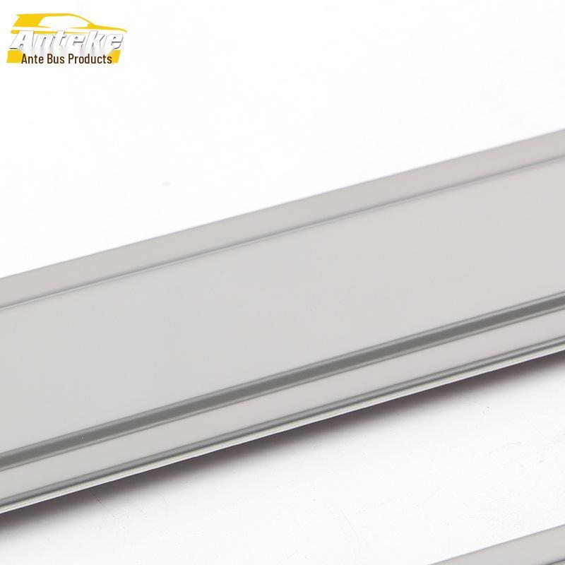 Kulewei 21-Piece Skirt & Bumper Trim Strips - Stainless Steel Car Door Edge Decorative Stickers