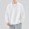 Autumn Winter Sweatshirts for Men Loose Round Neck Pullovers Long-sleeved Bottoming Shirts for Versatile Trendy Tops Hoodies
