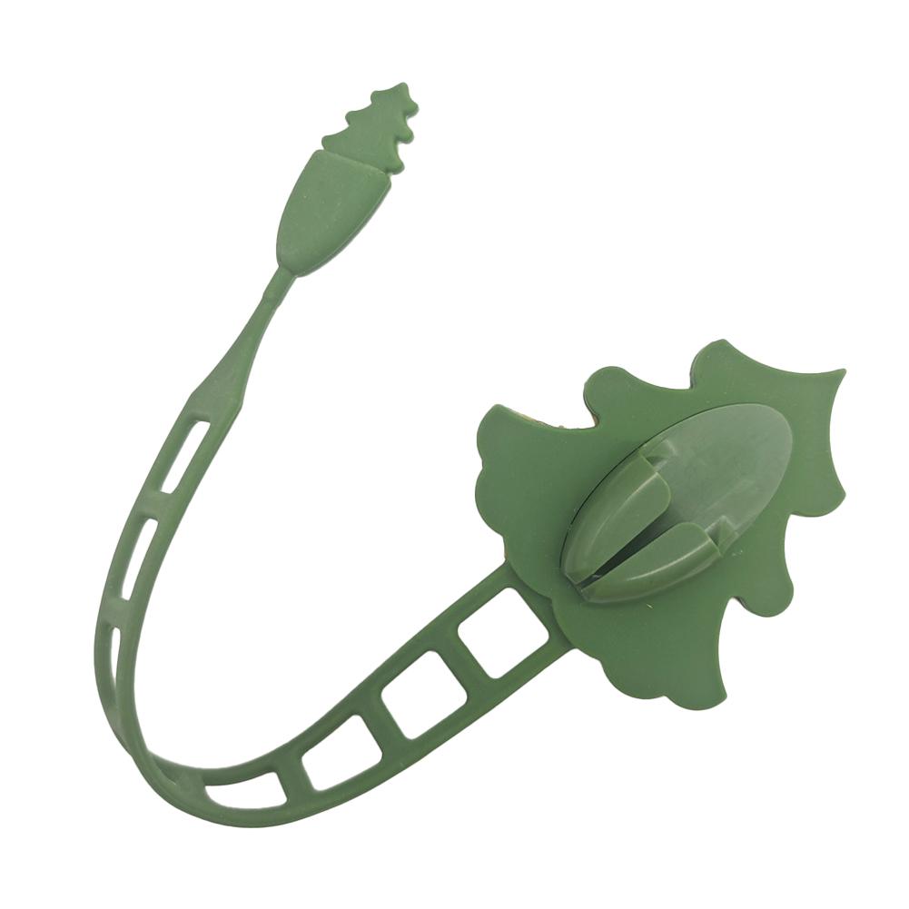 Christmas Reusable Silicone Wire Ties Garland Securing Clips Invisible Ornament Hangers Adhesive Hook Straps Holiday Light Cord Organizer