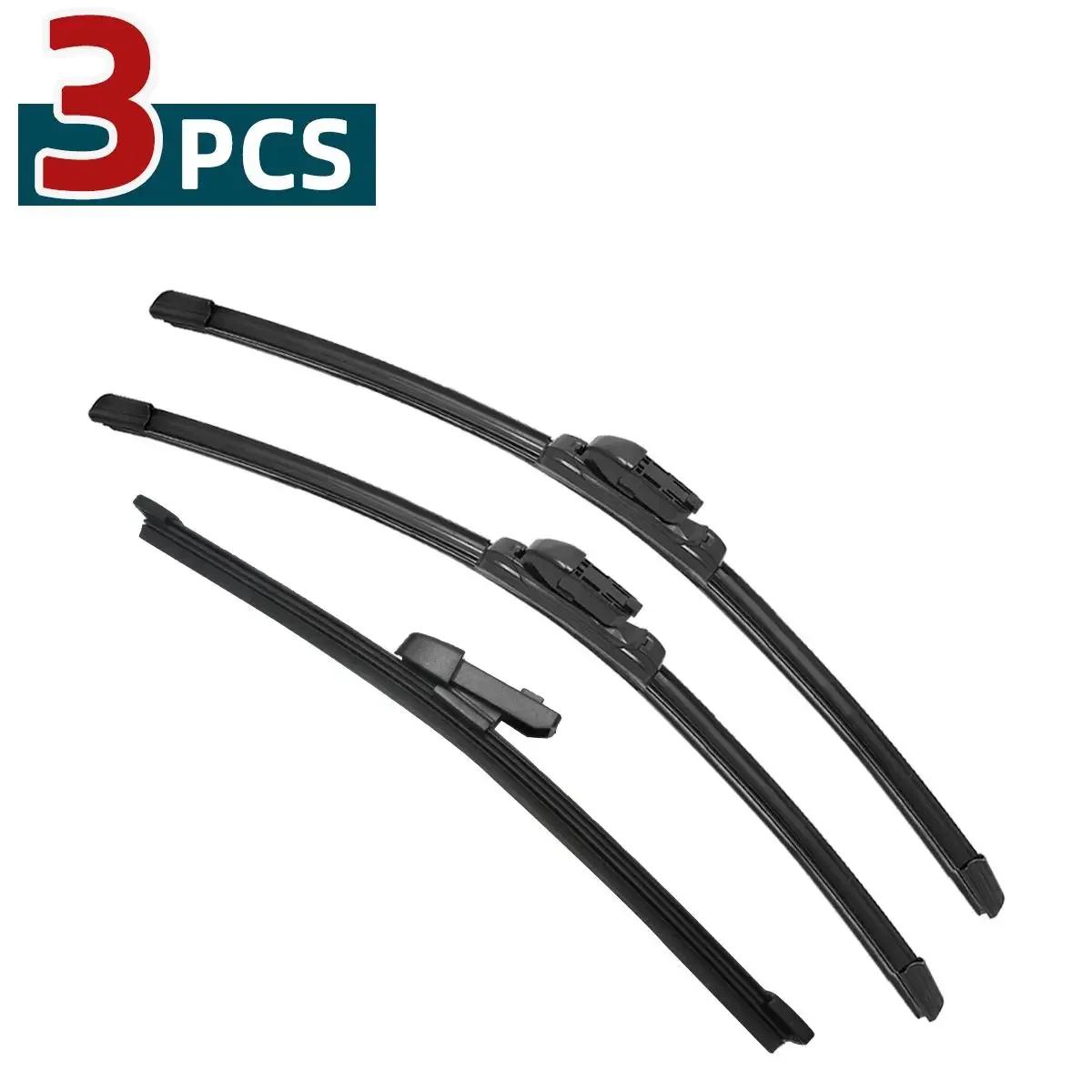 

Double Rubber Car Wiper Blades for 2009-2012 VW GOLF 6 Hatchback Front Rear Windshield Wipers Accessories 2009 2010 2011 2012 3PCS