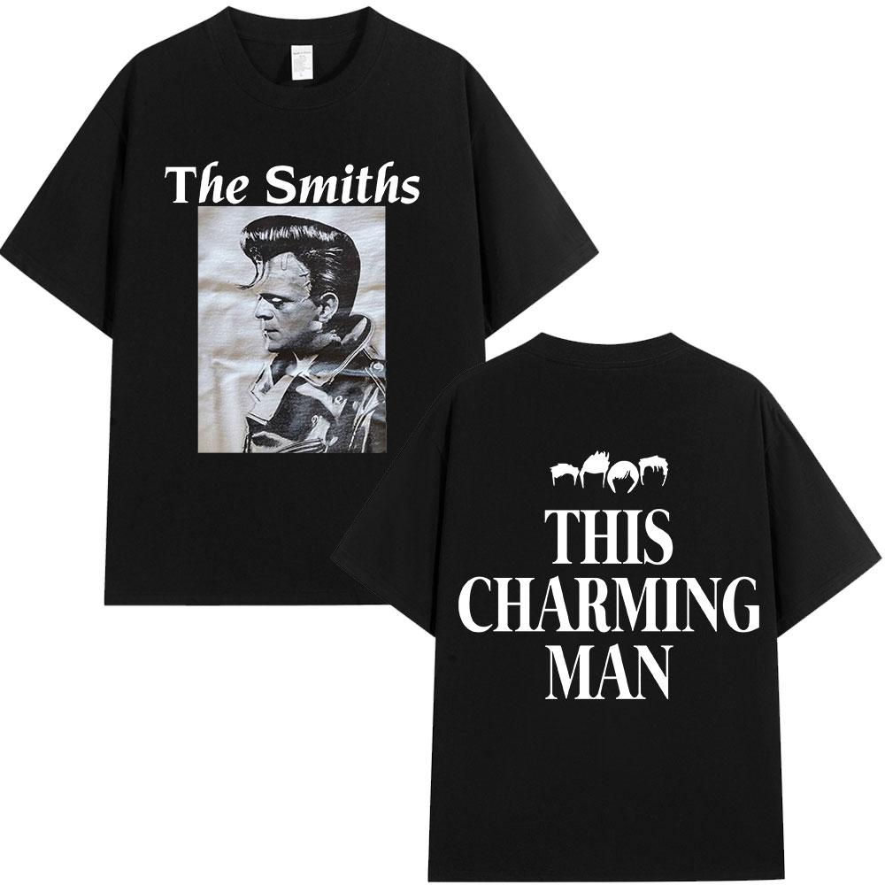 The Smiths The Queen Is Dead T Shirt 1980s Indie Morrissey Oversized Tshirt Vintage Punk Rock Band Tshirts Streetwear Unisex