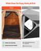 Camping Tent, 6 Person Pop Up Instant Cabin Tent with Rainfly & Large Mesh Windows, 60 Seconds Easy Setup, Portable Waterproof Cabin Hub Tents with