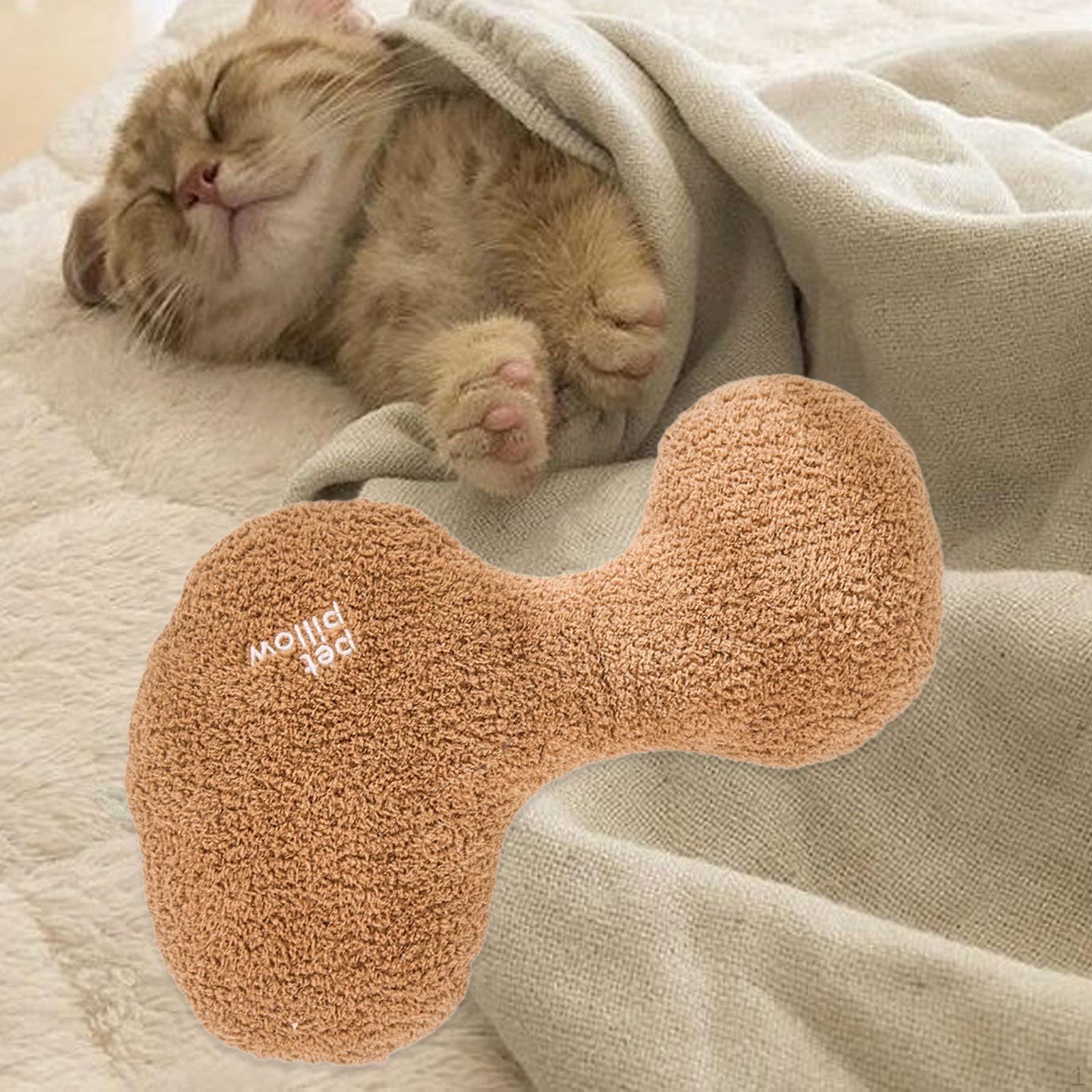 

Подушка для кошек для использования в помещении, аксессуар для тренировок домашних животных, моющийся дизайн для собак и кошек, коричневый