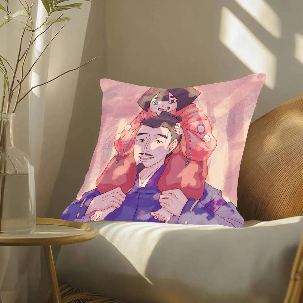 Anime The H-Heike Story Pillow Case Fashion Square Pillowcase Bedroom Sofa Room Ins Decoration Leisure
