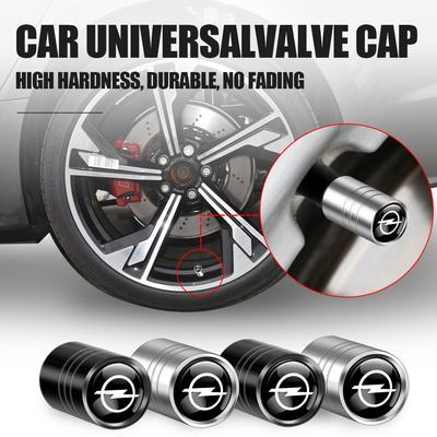 4pcs New 3D Car Styling Tire Valve Metal Dust Cap Tire Decoration For OPC Astra Insignia Corsa Mokka Vectra GTC Adam Movano